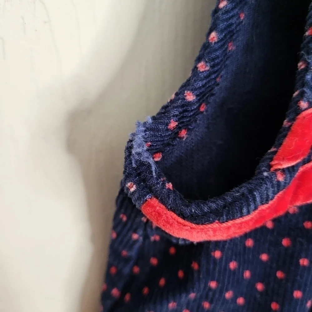 Samantha Says Toddler Girl Navy Blue‎ Corduroy Jumper Dress 4T